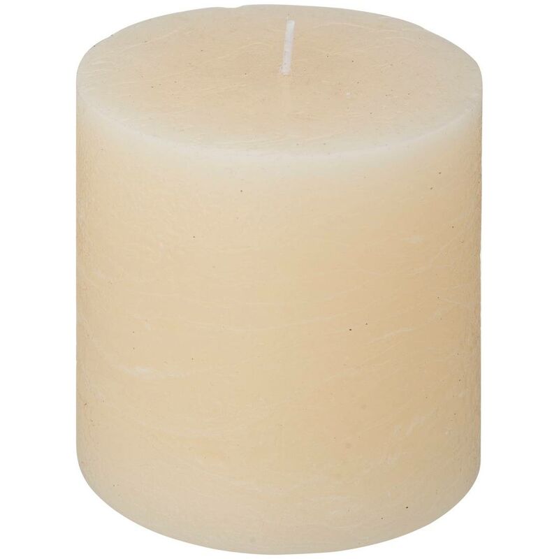 foto del prodotto atmosphera candela rotonda olia d10cm bianco avorio cr ateur d int rieur