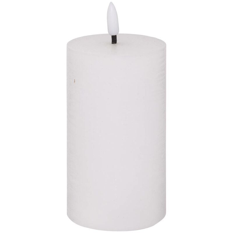 foto del prodotto atmosphera candela tonda a led molia h15cm bianco cr ateur d int rieur
