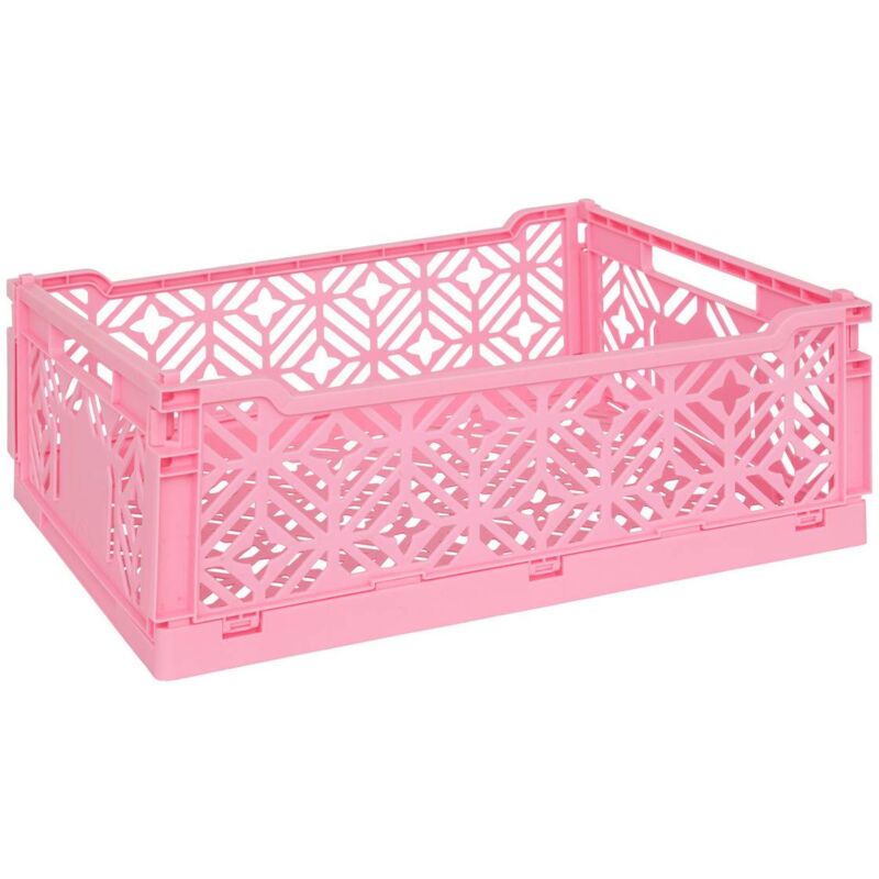 foto del prodotto atmosphera cassa pieghevole arry rosa 40x30x15cm cr ateur d int rieur