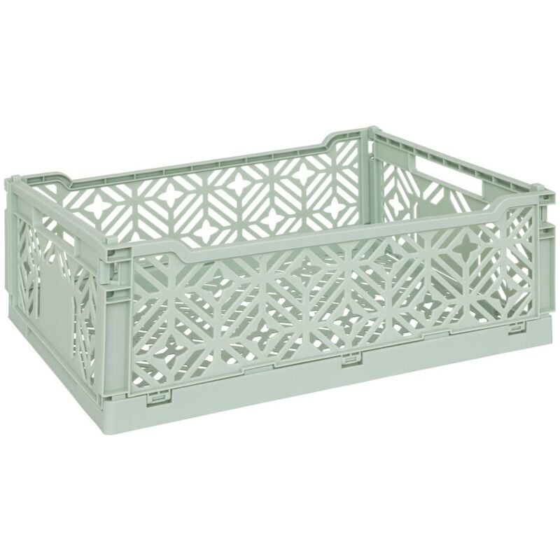 foto del prodotto atmosphera cassa pieghevole arry verde chiaro 40x30x15cm cr ateur d int rieur