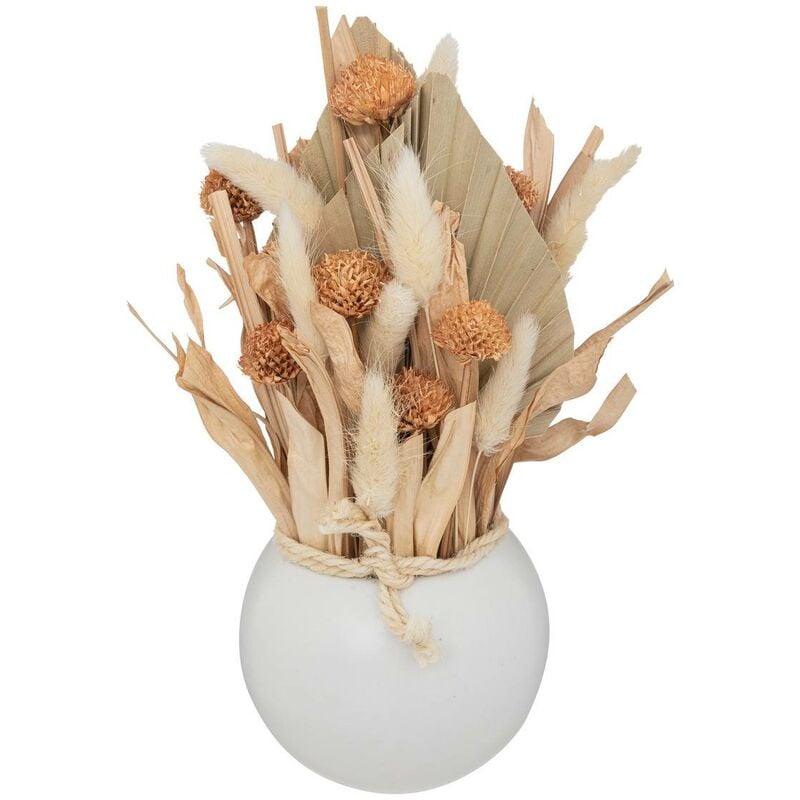 foto del prodotto atmosphera compo fiori secchi vista mare in ceramica h25cm cr ateur d int rieur