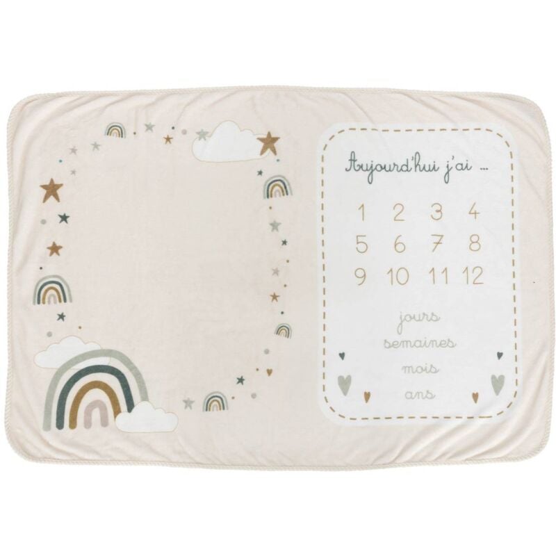 foto del prodotto atmosphera coperta per bambini eloic beige 120x80cm cr ateur d int rieur