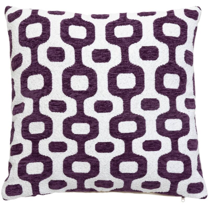 foto del prodotto atmosphera copricuscino jeni in ciniglia viola 40x40cm cr ateur d int rieur