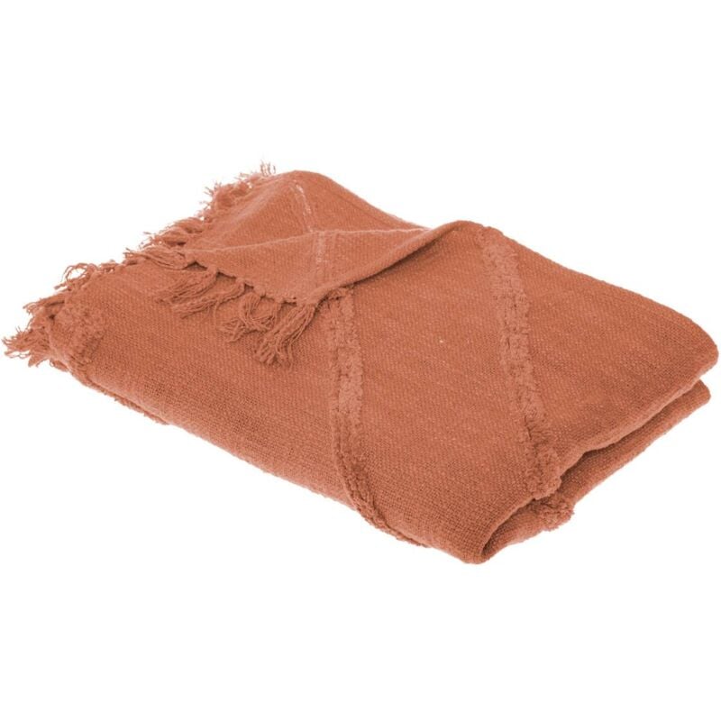 foto del prodotto atmosphera copriletto inca in cotone trapuntato rosa terracotta 130x180cm cr ateur d int rieur