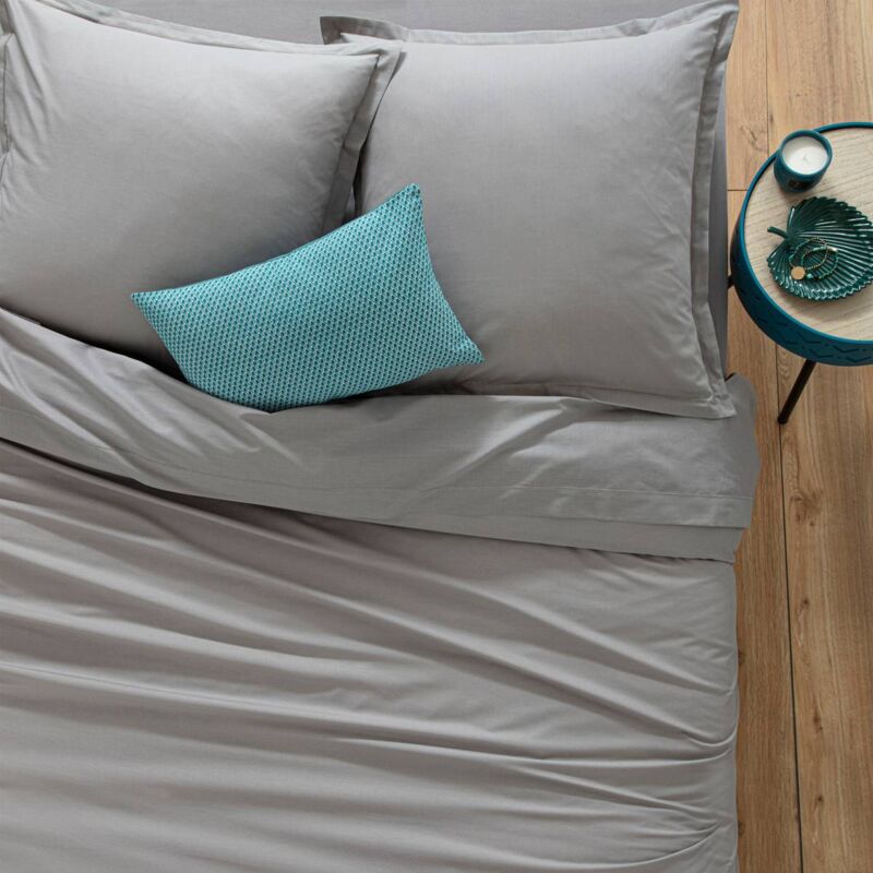foto del prodotto atmosphera copripiumino carina in cotone grigio topo 240x220cm cr ateur d int rieur
