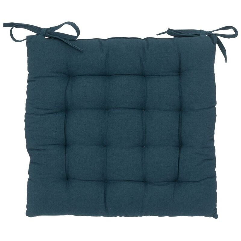 foto del prodotto atmosphera coprisedia anjali in cotone 38x38cm blu egeo cr ateur d int rieur