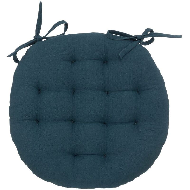 foto del prodotto atmosphera coprisedia anjali in cotone d38cm blu egeo cr ateur d int rieur