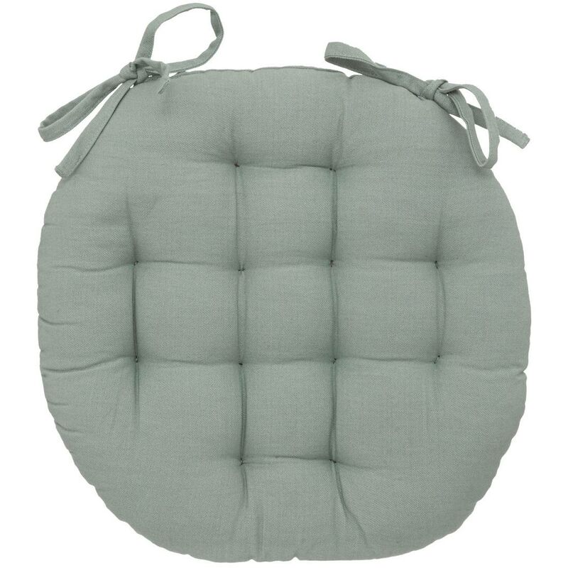 foto del prodotto atmosphera coprisedia in cotone anjali d38cm verde celeste cr ateur d int rieur