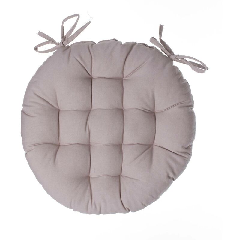 foto del prodotto atmosphera coprisedia rotondo anjali beige d38cm cr ateur d int rieur