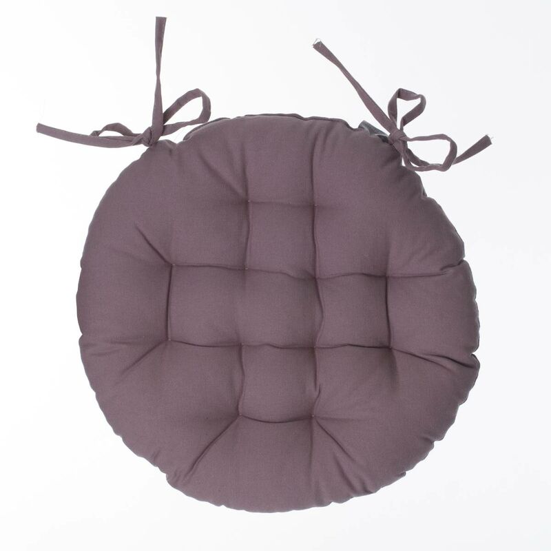 foto del prodotto atmosphera coprisedia rotondo grigio tortora d38cm cr ateur d int rieur