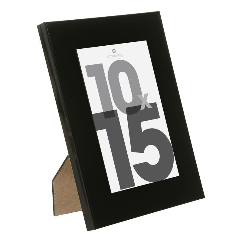 foto del prodotto atmosphera cornice nera lise 10x15cm cr ateur d int rieur