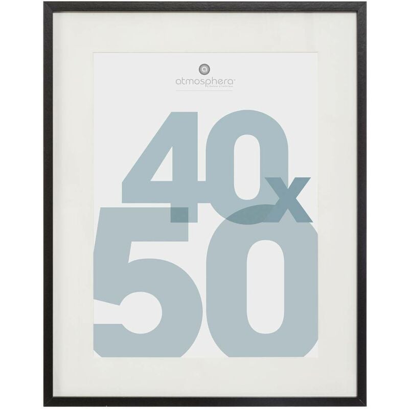 foto del prodotto atmosphera cornice nera manu 40x50cm cr ateur d int rieur