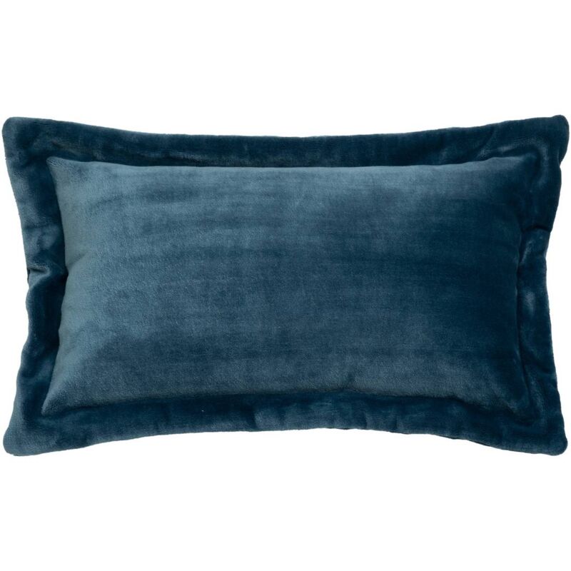 foto del prodotto atmosphera cuscino in flanella blu egeo 38x58cm cr ateur d int rieur