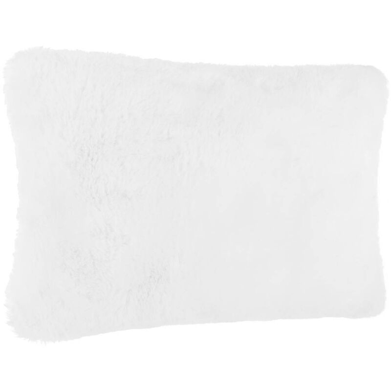 foto del prodotto atmosphera cuscino in pelliccia sintetica bianca 45x30cm cr ateur d int rieur