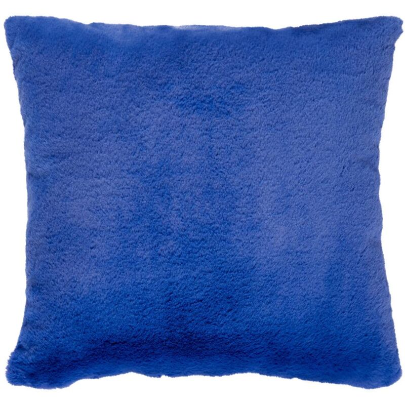 foto del prodotto atmosphera cuscino in pelliccia sintetica couka blu indaco 45x45cm cr ateur d int rieur