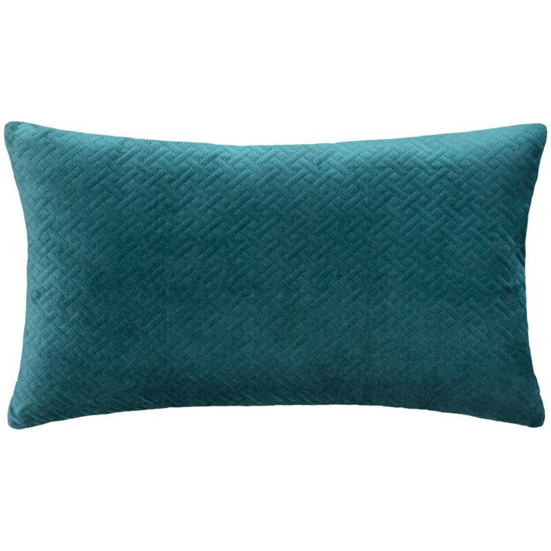 foto del prodotto atmosphera cuscino in velluto blu anatra dolce 38x58cm cr ateur d int rieur