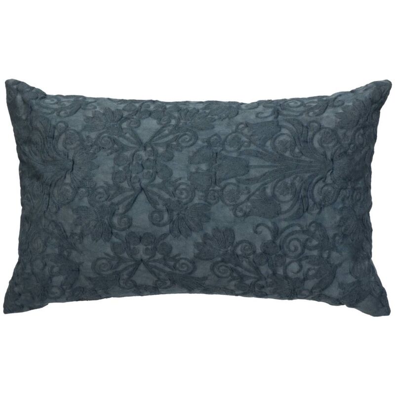 foto del prodotto atmosphera cuscino jacquard blu little cottage 30x50cm cr ateur d int rieur
