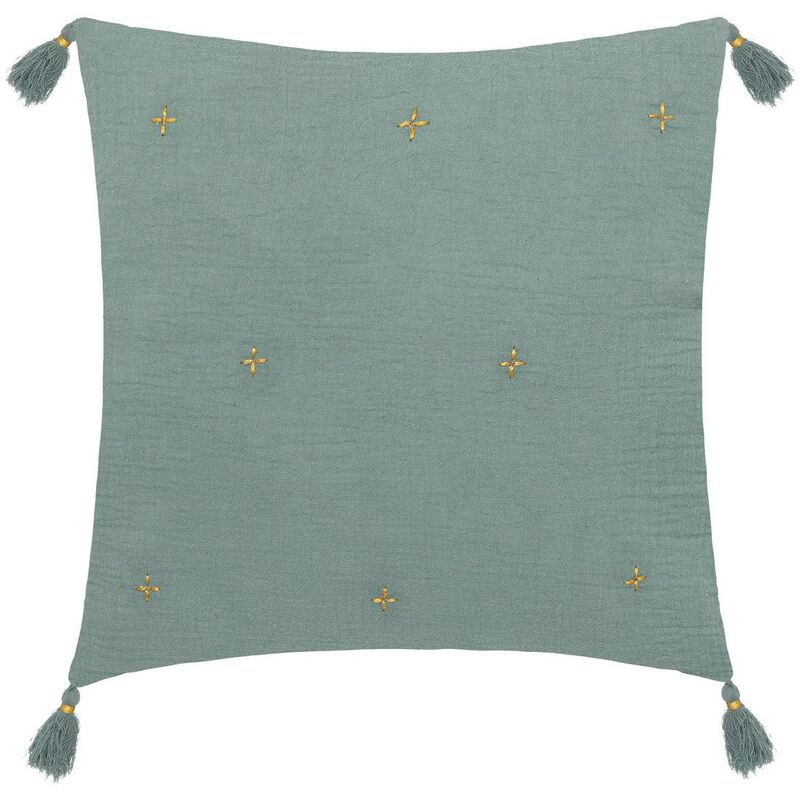 foto del prodotto atmosphera cuscino jamana 40x40cm verde celeste cr ateur d int rieur