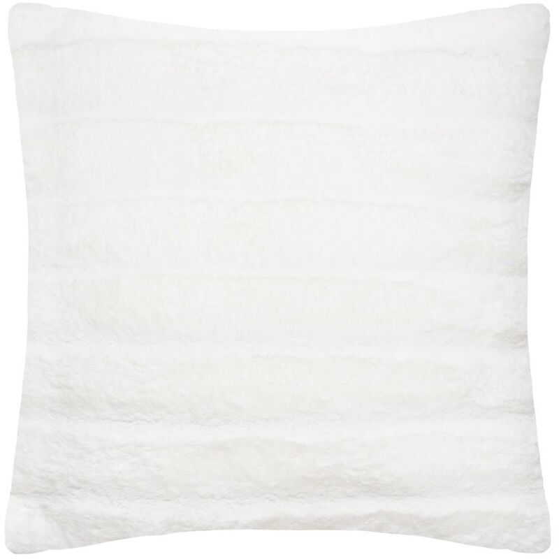foto del prodotto atmosphera cuscino manoir in pelliccia sintetica bianca 45x45cm cr ateur d int rieur
