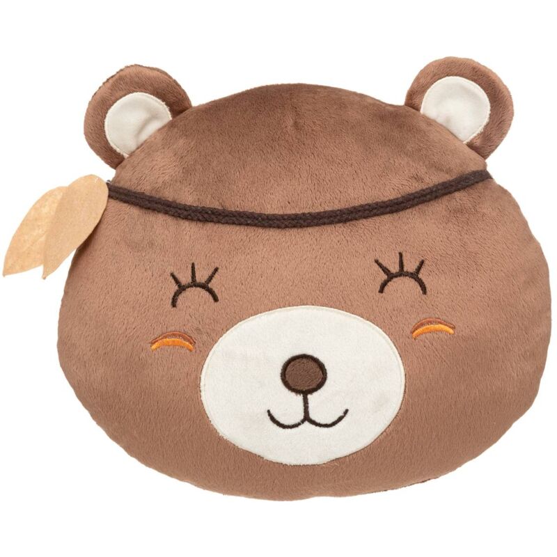 foto del prodotto atmosphera cuscino orso marrone per bambini 30x27cm cr ateur d int rieur