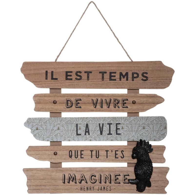 foto del prodotto atmosphera decorazione murale cuba in legno 37x32cm cr ateur d int rieur