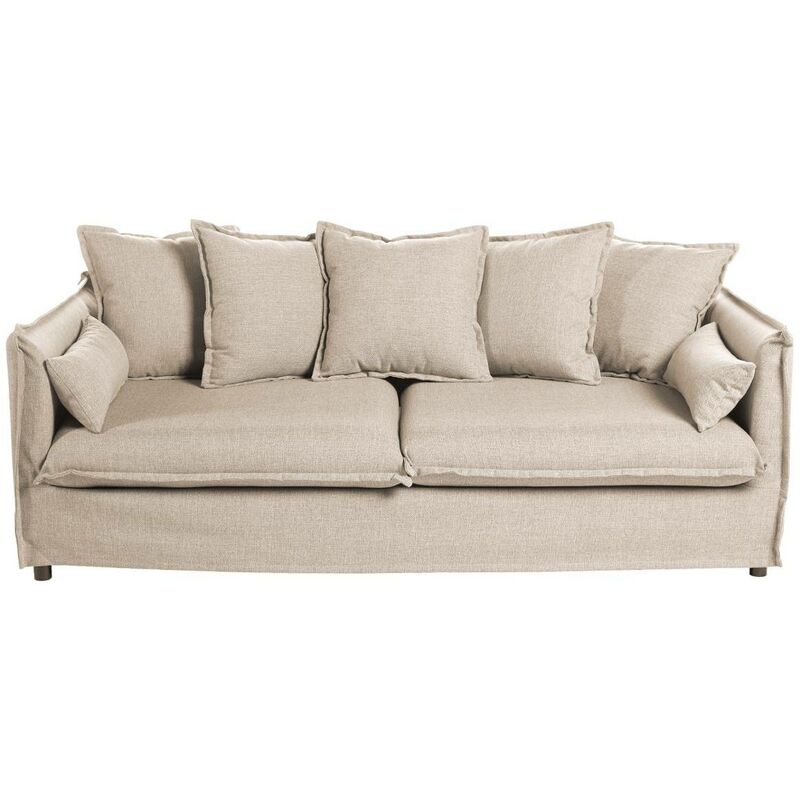 foto del prodotto atmosphera divano 3 posti odilon beige cr ateur d int rieur