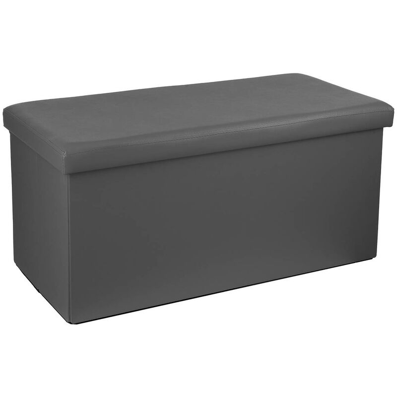 foto del prodotto atmosphera doppio pouf pieghevole grigio cr ateur d int rieur
