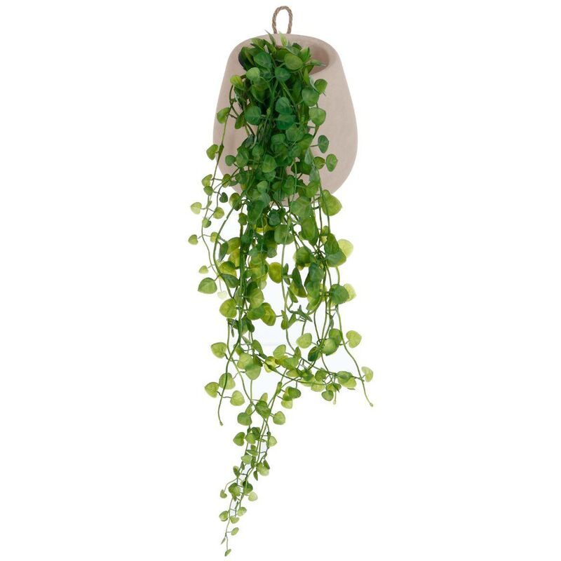 foto del prodotto atmosphera edera artificiale in vaso di cemento h62cm cr ateur d int rieur