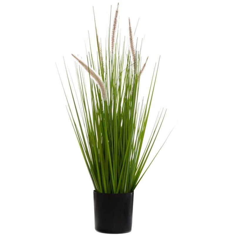 foto del prodotto atmosphera erba artificiale code di gatto in vaso h70cm cr ateur d int rieur