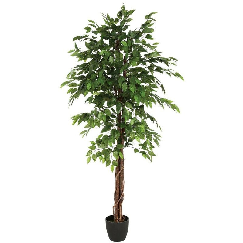 foto del prodotto atmosphera ficus artificiale benjamina verde h180cm cr ateur d int rieur