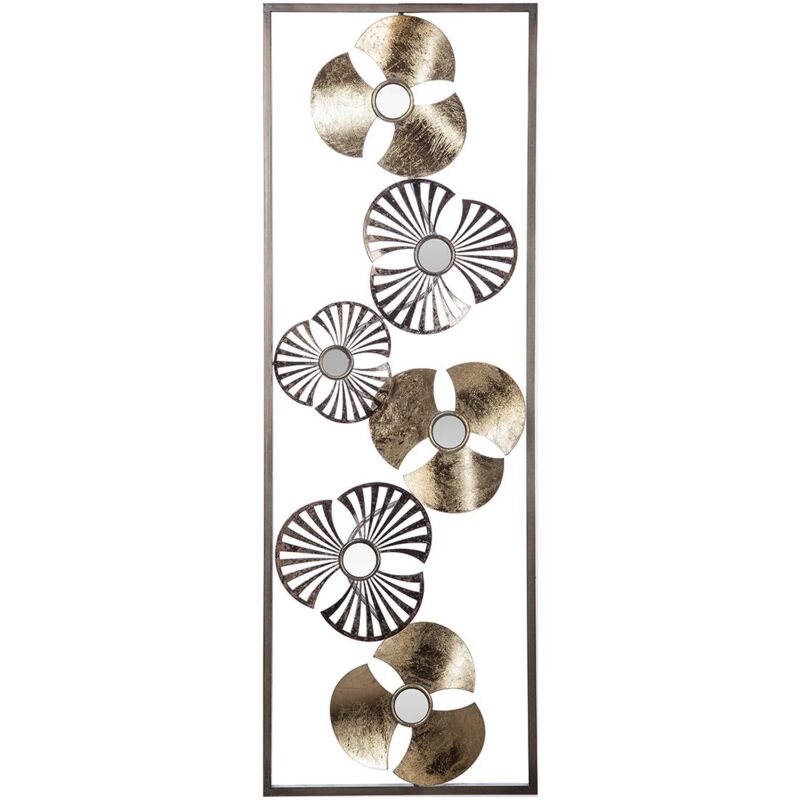 foto del prodotto atmosphera fiori appeso alla parete in metallo 31x89cm cr ateur d int rieur