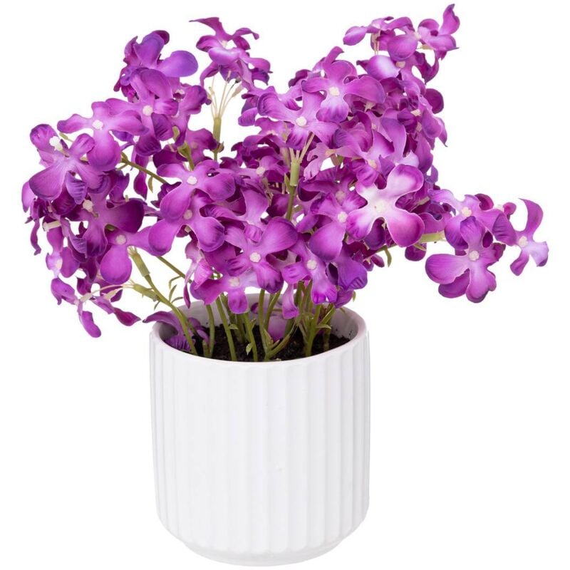 foto del prodotto atmosphera fiori artificiali di violetta in ceramica h27cm cr ateur d int rieur