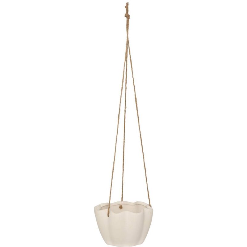 foto del prodotto atmosphera fioriera pensile in ceramica bianca wild d17xh10,5 cm cr ateur d int rieur