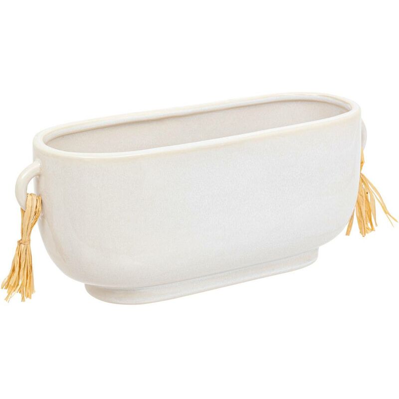 foto del prodotto atmosphera fioriera soleya l30cm bianco cr ateur d int rieur