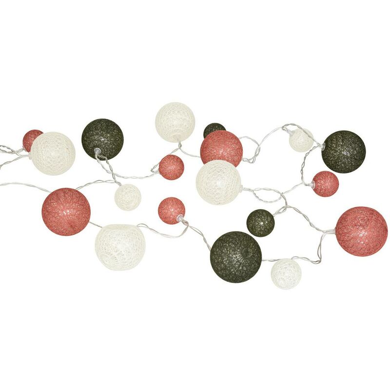 foto del prodotto atmosphera ghirlanda led in cotone l340cm cr ateur d int rieur