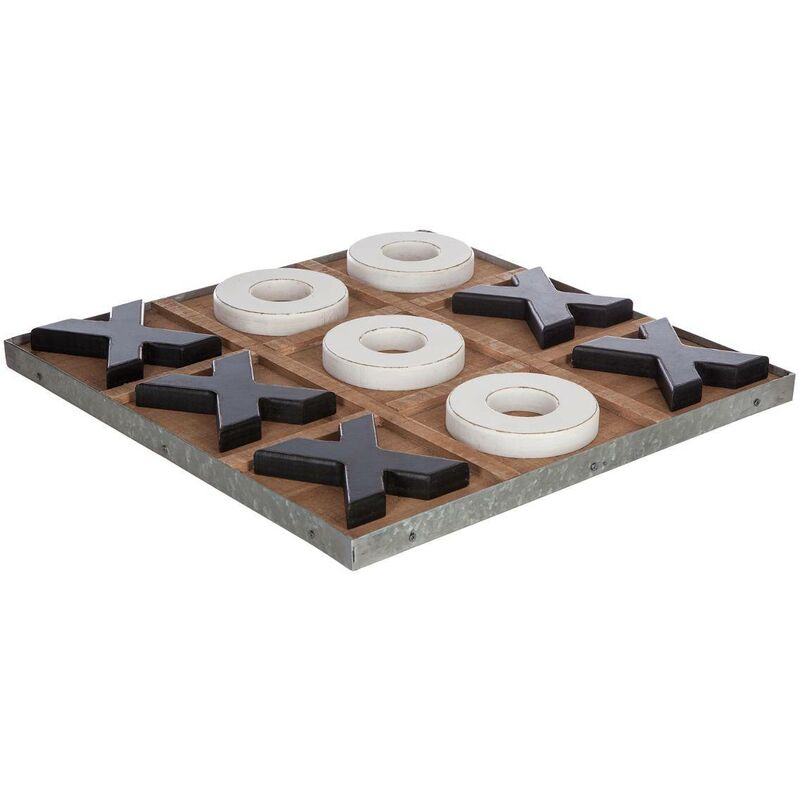 foto del prodotto atmosphera gioco del tris in legno issac 35x35cm cr ateur d int rieur