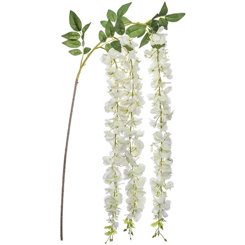 foto del prodotto atmosphera glicine artificiale bianco h130cm cr ateur d int rieur