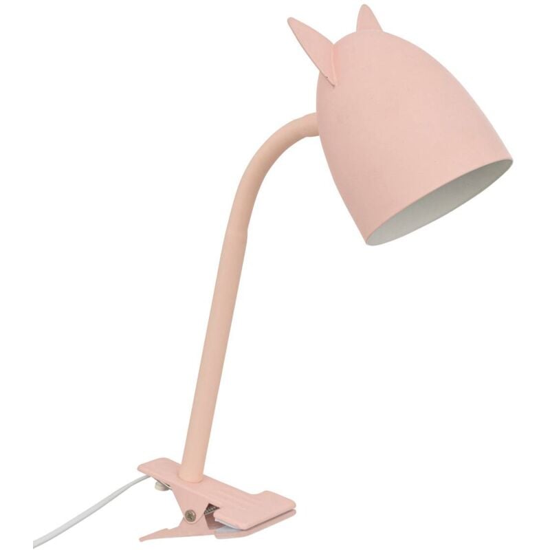 foto del prodotto atmosphera lampada a clip per bambini sily rosa h43cm cr ateur d int rieur