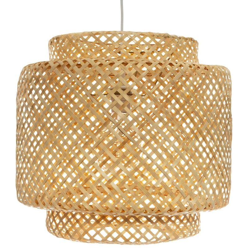 foto del prodotto atmosphera lampada a sospensione in bamb liby d40cm cr ateur d int rieur