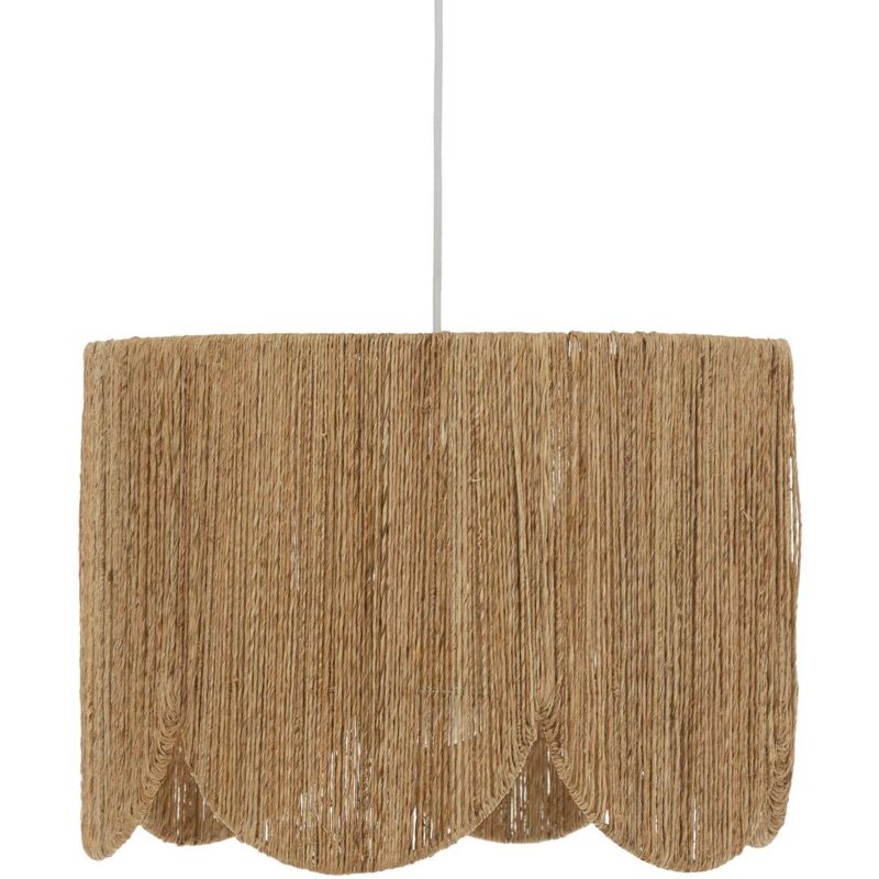 foto del prodotto atmosphera lampada a sospensione janice d38cm beige cr ateur d int rieur