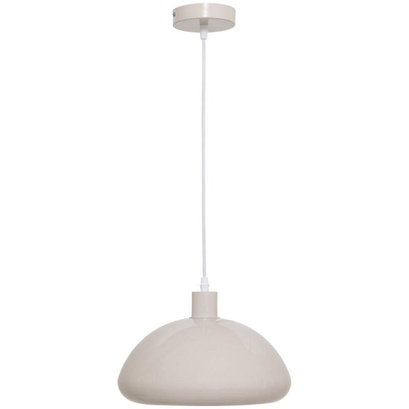 foto del prodotto atmosphera lampada a sospensione savio beige d27,5 cm cr ateur d int rieur