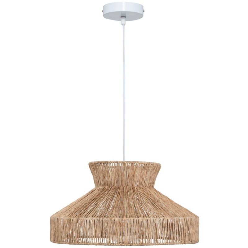 foto del prodotto atmosphera lampada a sospensione zelia in juta beige d38cm cr ateur d int rieur