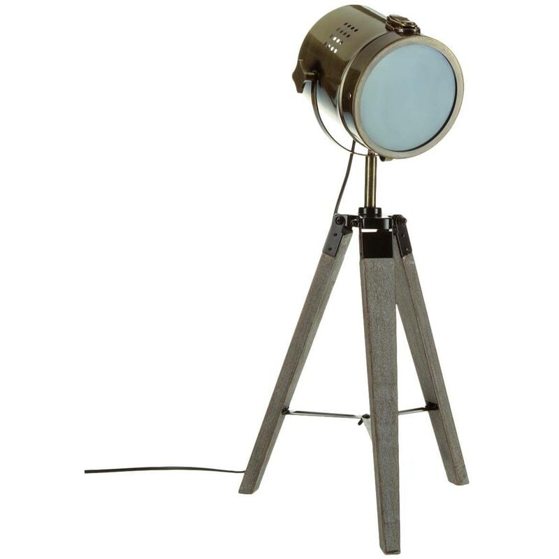 foto del prodotto atmosphera lampada a treppiede ebor rame h68cm cr ateur d int rieur