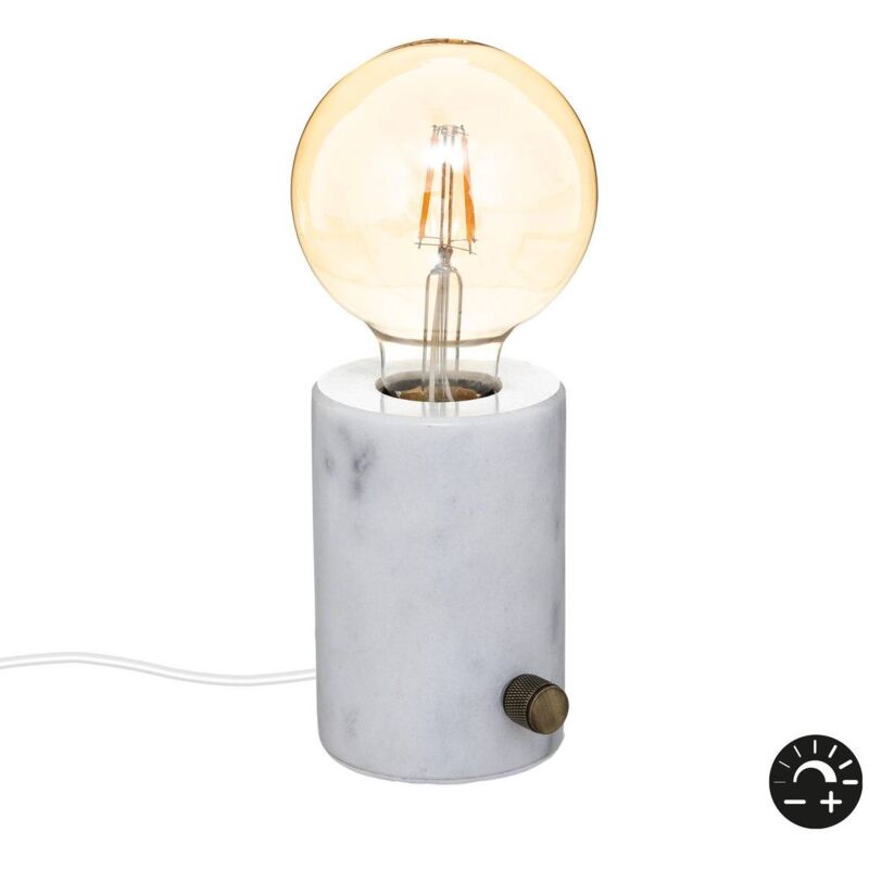 foto del prodotto atmosphera lampada con base saba bianca h11,5 cm cr ateur d int rieur