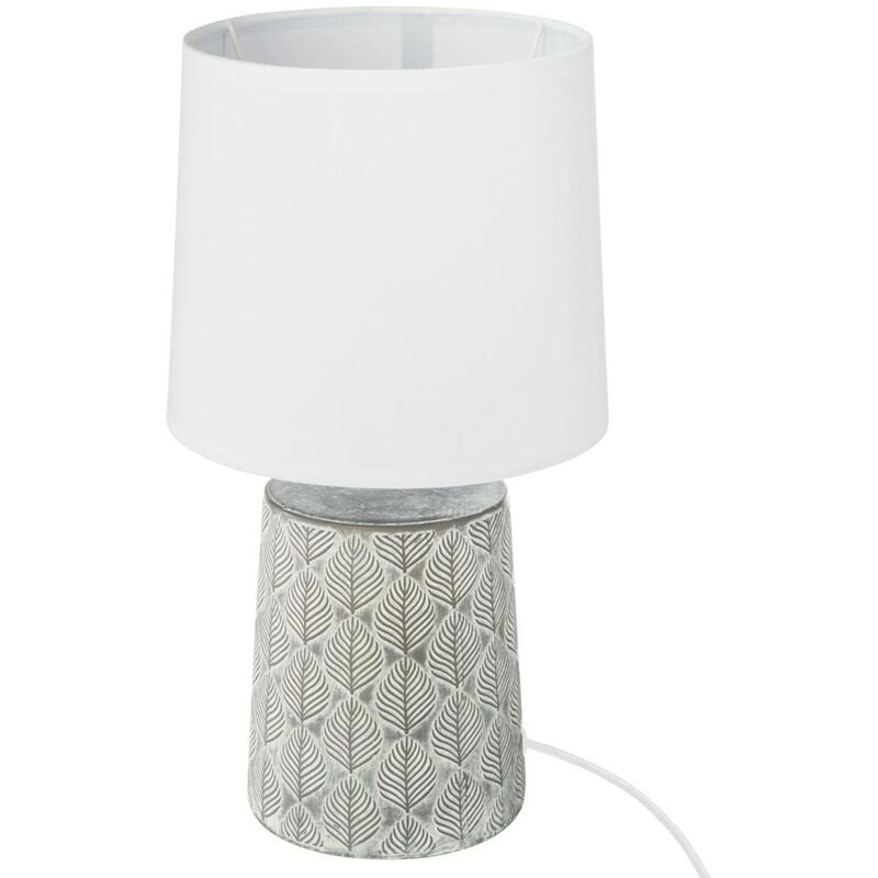 foto del prodotto atmosphera lampada cyril in ceramica grigia h36cm cr ateur d int rieur