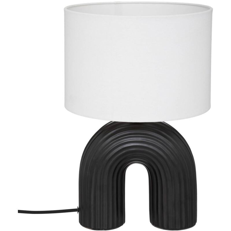 foto del prodotto atmosphera lampada eidel in ceramica nera 40,5 cm cr ateur d int rieur