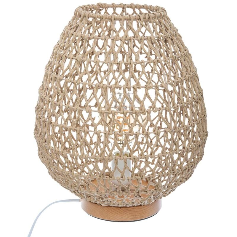 foto del prodotto atmosphera lampada etel beige h36cm cr ateur d int rieur