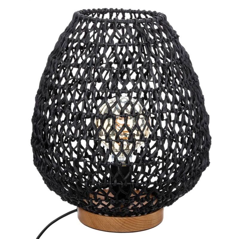 foto del prodotto atmosphera lampada etel nera h36cm cr ateur d int rieur