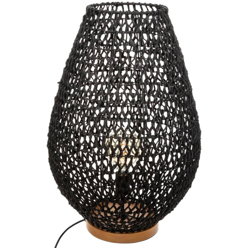 foto del prodotto atmosphera lampada etel nera h55cm cr ateur d int rieur