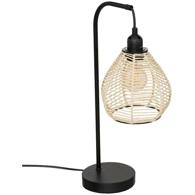 foto del prodotto atmosphera lampada in metallo delia h47,5 cm nero cr ateur d int rieur